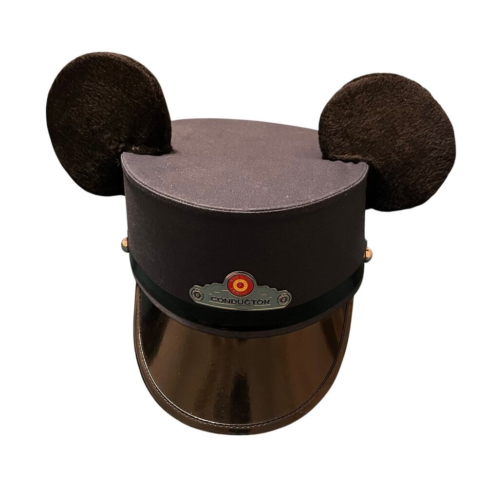 Disneyland Red Car Trolley Conductor Mickey Hat